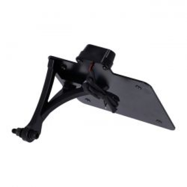 Cult-Werk, side mount license plate bracket 3-1 LED, black.